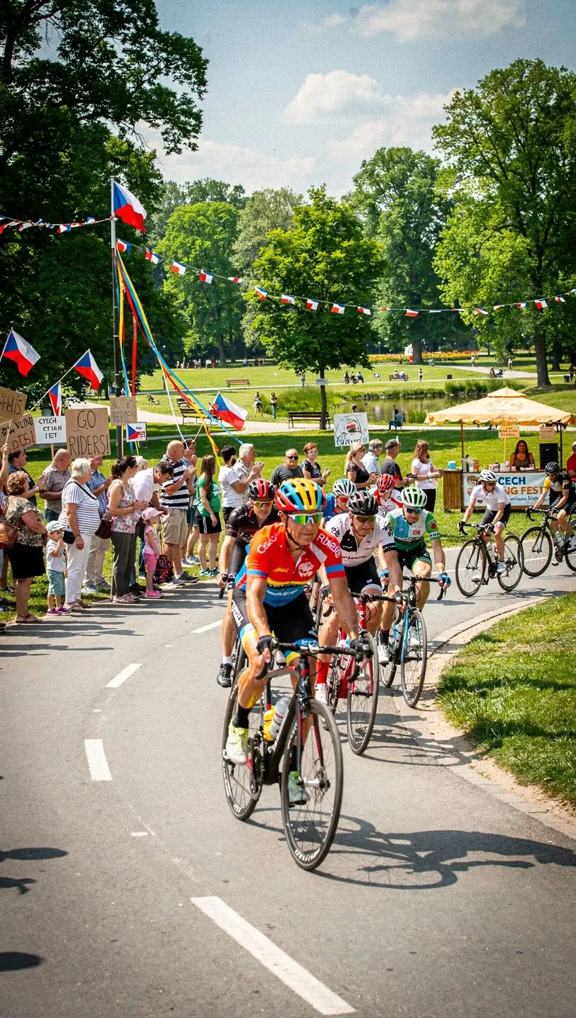 Family enjoying a picnic in a park setting.